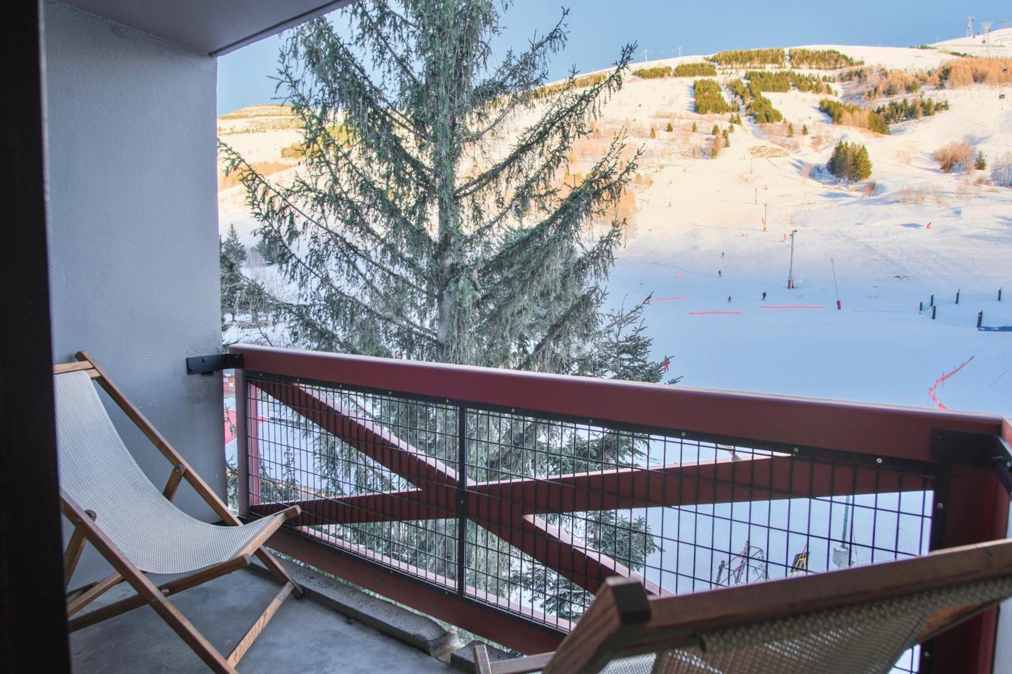 Hotel Les 2 Alpes L'Oree Des Pistes 레두잘프 외부 사진