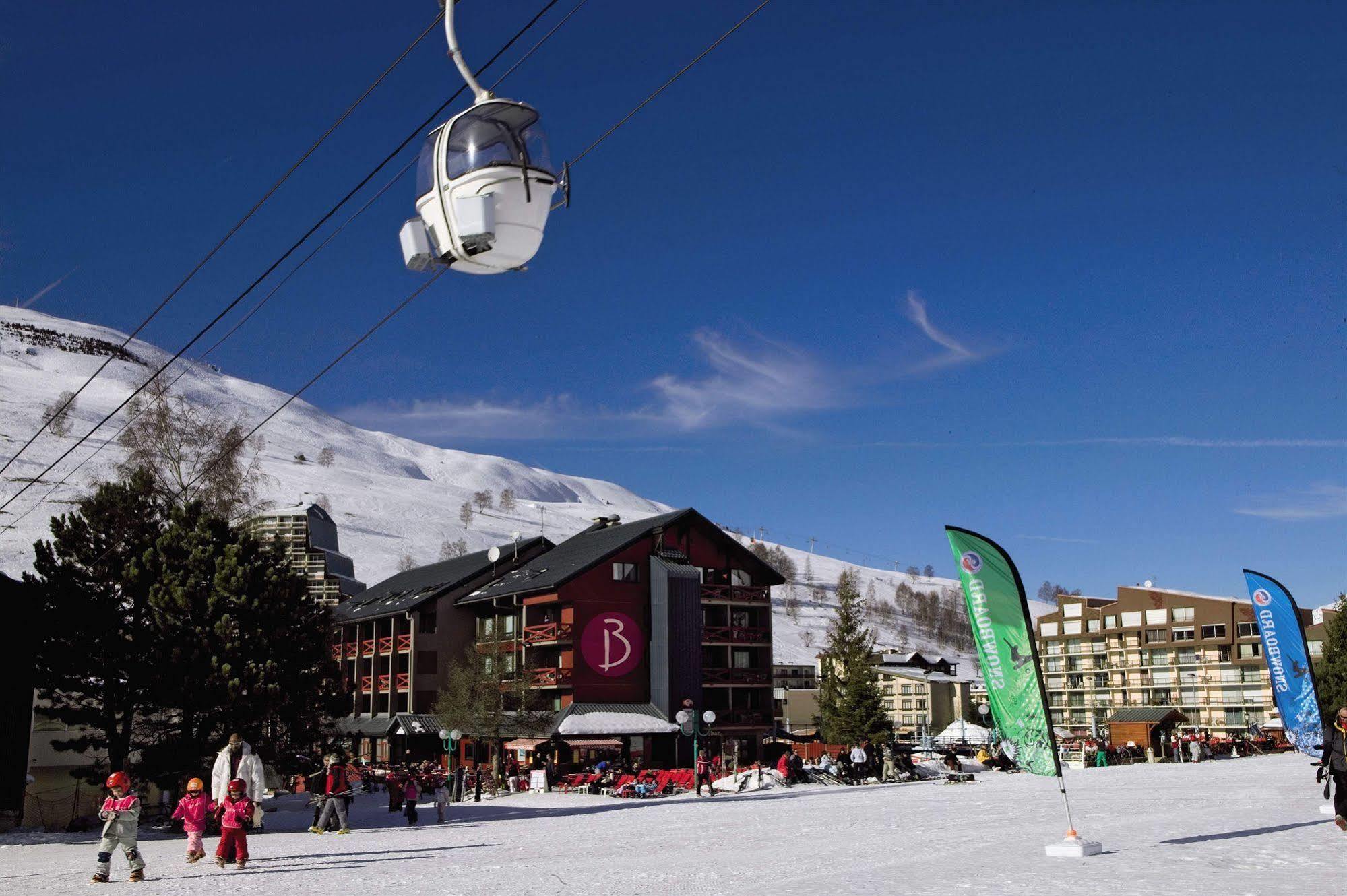 Hotel Les 2 Alpes L'Oree Des Pistes 레두잘프 외부 사진